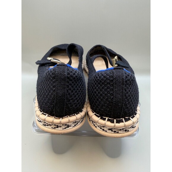 Rothy's The Espadrille Womens Mary Jane Black Size 9 Mesh Comfort - Picture 3 of 7